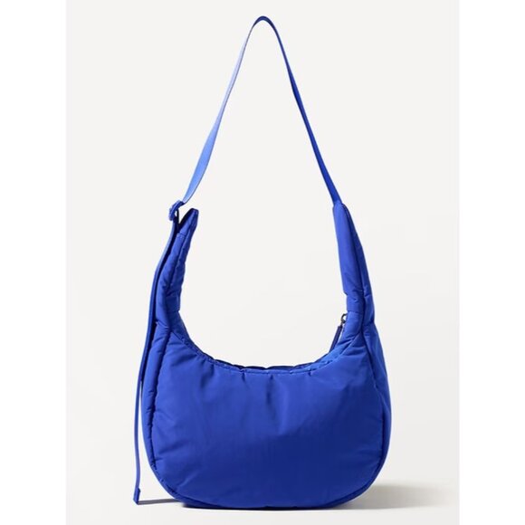 Athleta All About Small Crossbody Hobo Bag Varsity Blue - Picture 6 of 6